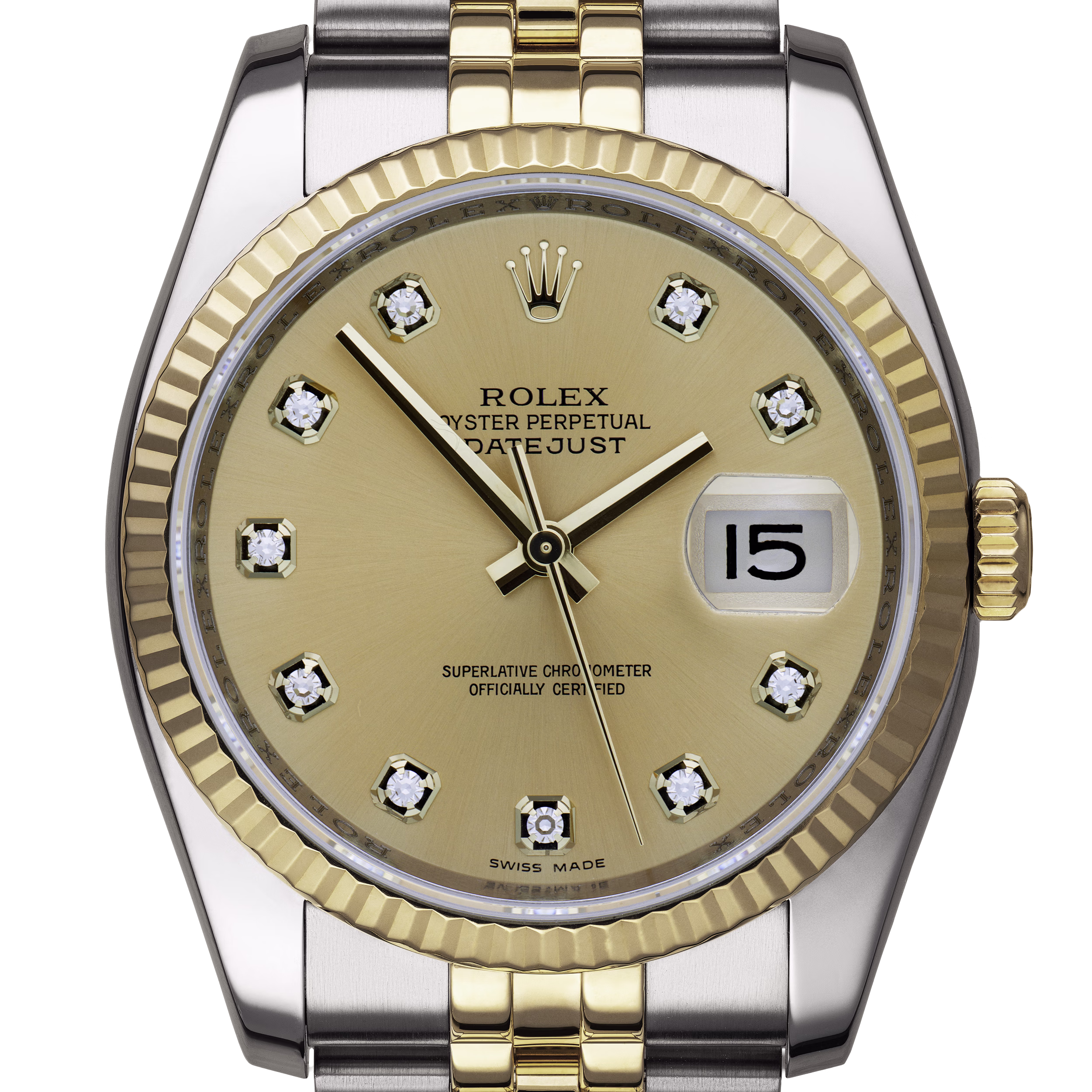 36mm Bi-Metal Rolex Datejust (#3521)