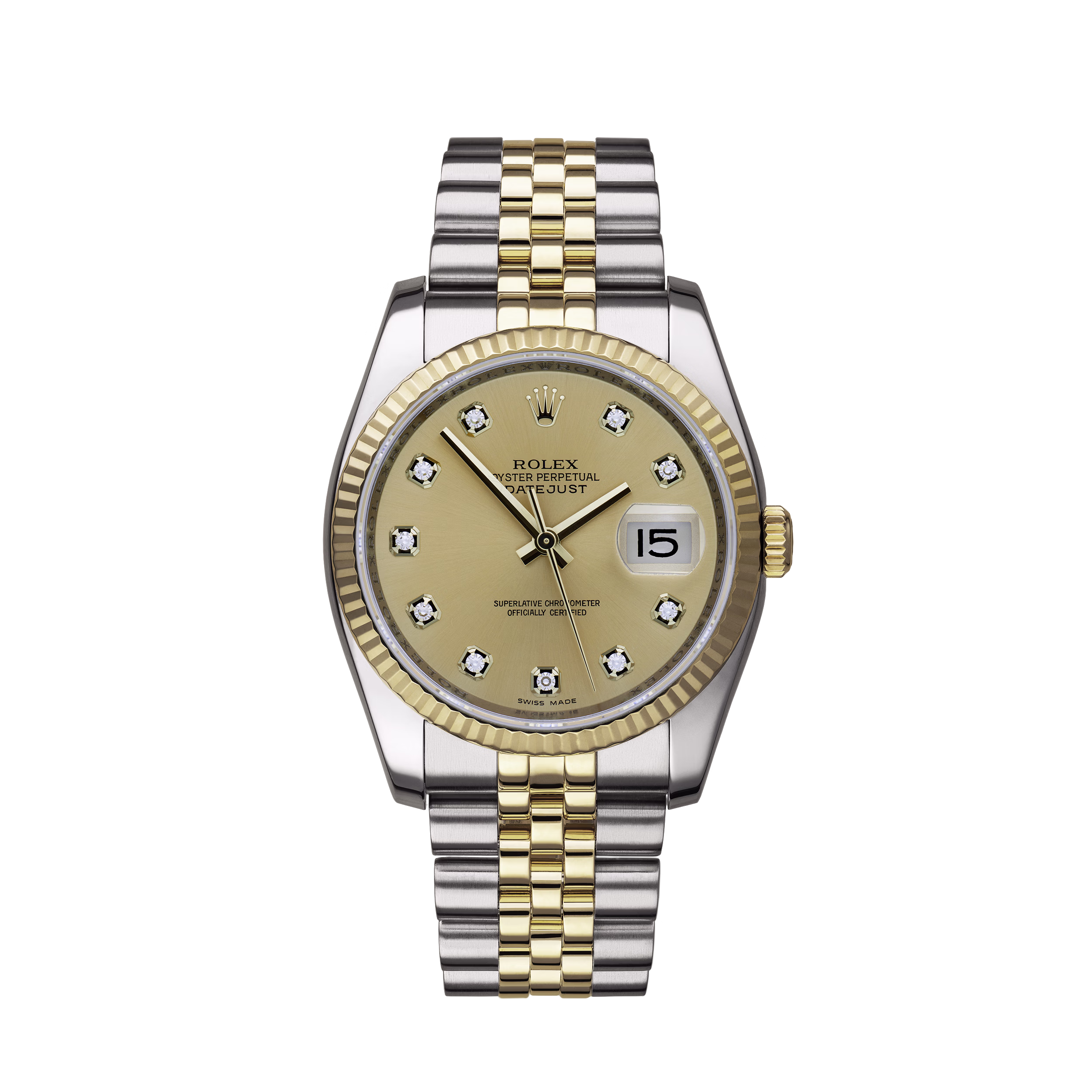 36mm Bi-Metal Rolex Datejust (#3521)